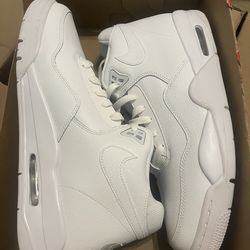 NIKE Flight Legacy Triple White Sneakers