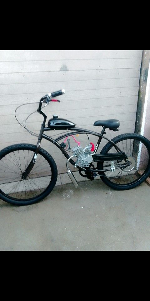 New 2 Stroke Motorized Bike 100cc.