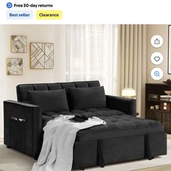 Black Sofa Pullout Bed 