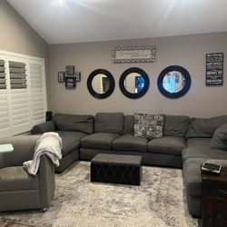 Grey 3 Piece Sectional