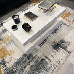 White LED Coffee Table / Side Table