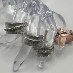 Sterling Silver (or Copper) Handmade Man’s Ring