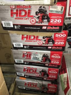 HDL mower lift