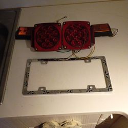 Trailer Light Set And Lic.Plate Kit