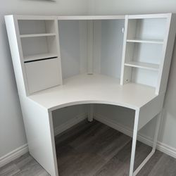 IKEA MICKE Corner Desk With Chair