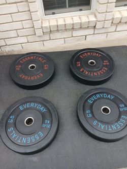 200lb bunper playes big boys gym equipment