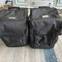 2 Rockville Intimidator Hybrid 140 SR Rolling Cases - Like New