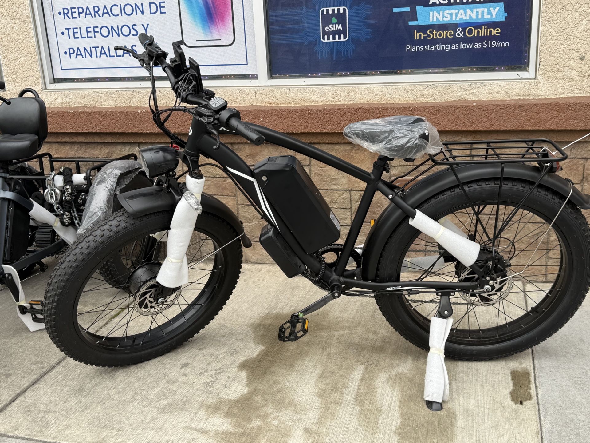 AMYET EB26 Electric Bike for Adults, 26*4.0 Fat Tire E-Mountain Bicycle,Peak 1500W Motor 48V 15Ah 7-Speed Ebike UL2849