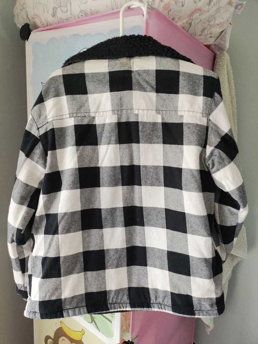 Primark Kids Unisex Buffalo Plaid Insulated With Fleece Size 6 To 8