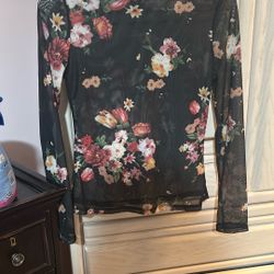 Ladies Sheer Long Sleeve Too