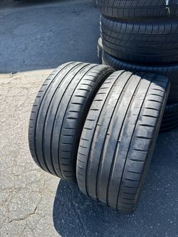 PAIR OF TIRE 245 40 18 MICHELIN 85% LIFE