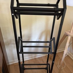 3-tier metal Record Shelf