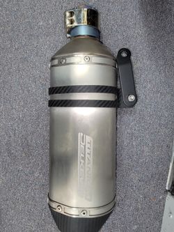 Delkevik motorcycle muffler