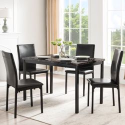 Dining Table Set – 5 piece set- 4 Chairs and Table