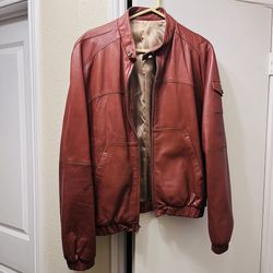 Scully Western Leatherwear Mens Jacket Brown Size L 42 Vintage Leather