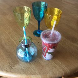 Holiday Plastic Drink ware