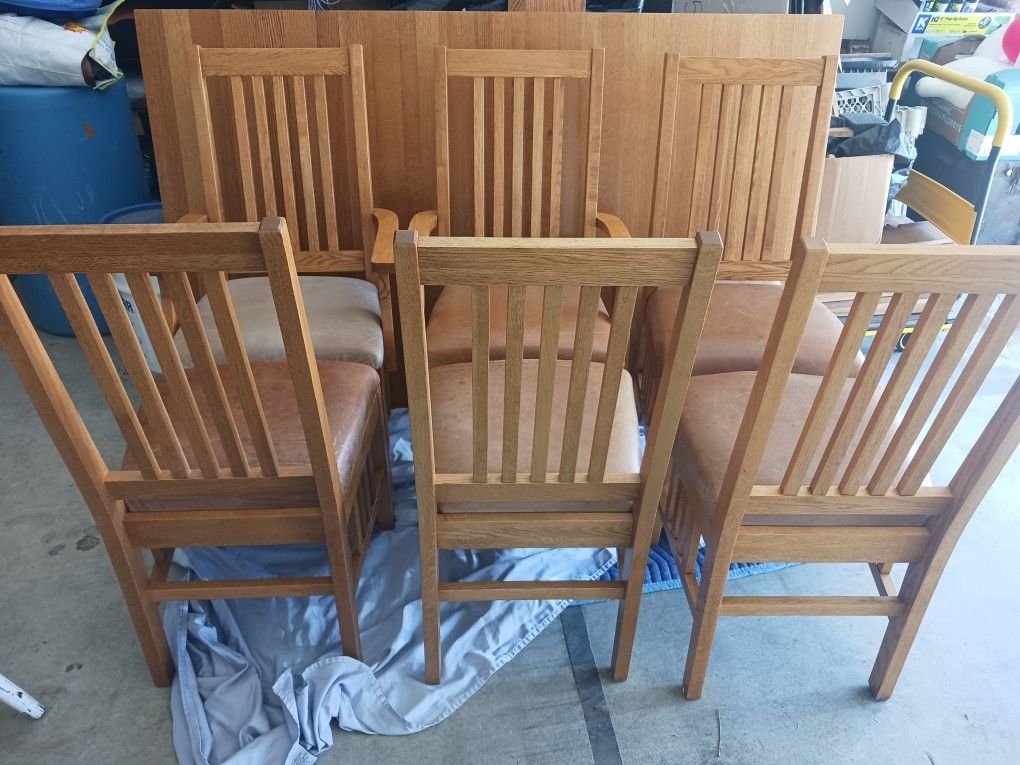 White Oak Dining Table