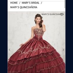 Quinceaṅera Dress For Women Adjustable Size 11/12