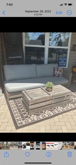 Restoration Hardware Couch Like New 