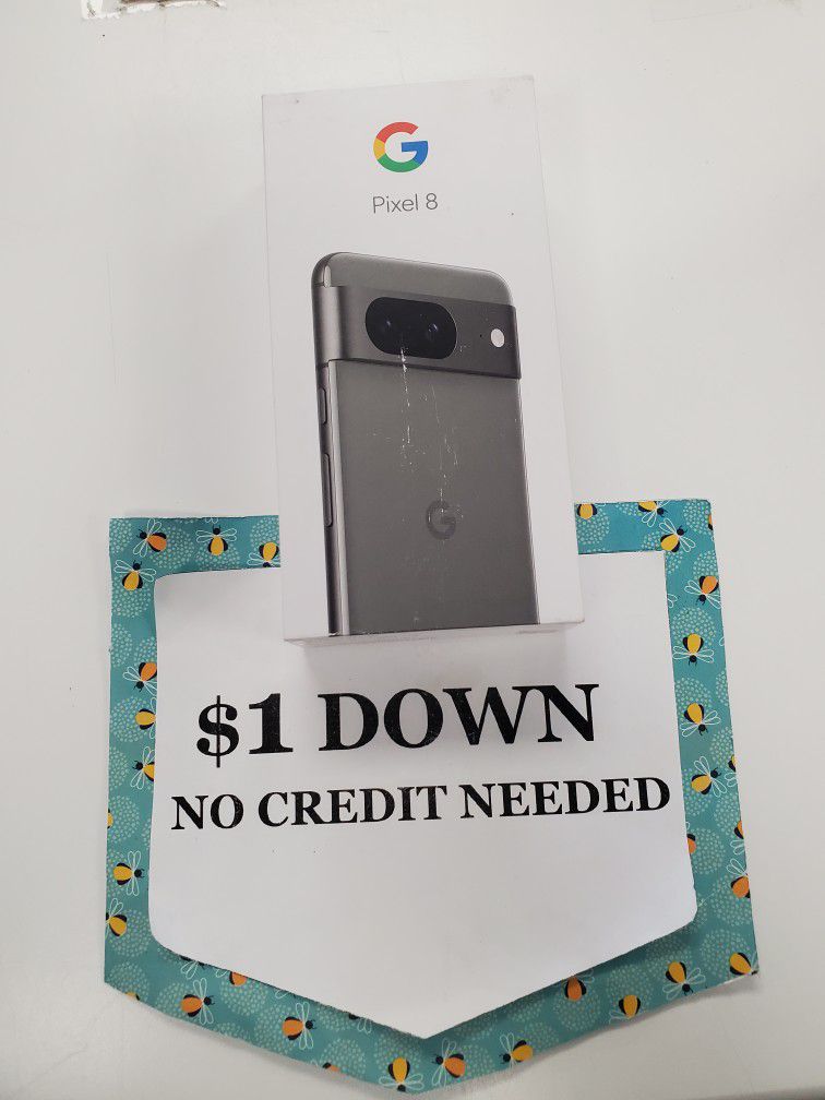 Google Pixel 8 5G- Pay $1 DOWN AVAILABLE - NO CREDIT NEEDED