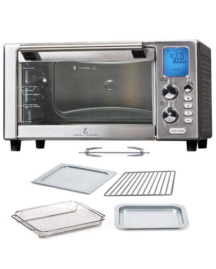 Emeril Lagasse Power Air Fryer 360 Deluxe toaster oven rotisserie dehydrator BRAND NEW