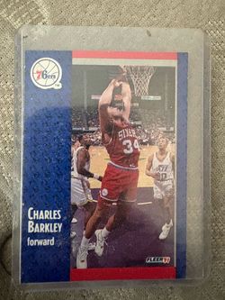 Rare Charles Barkley Fleer 91 card