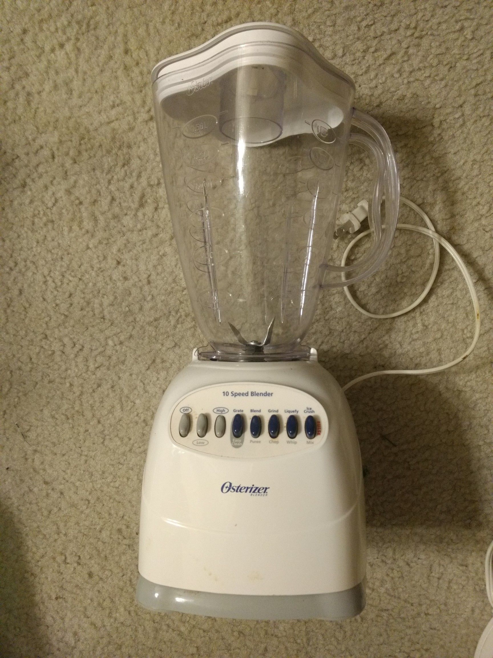 6 cup 10 speed Oster blender