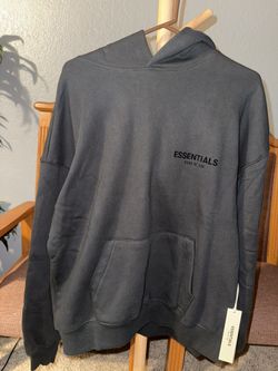 Black Essentials Hoodie