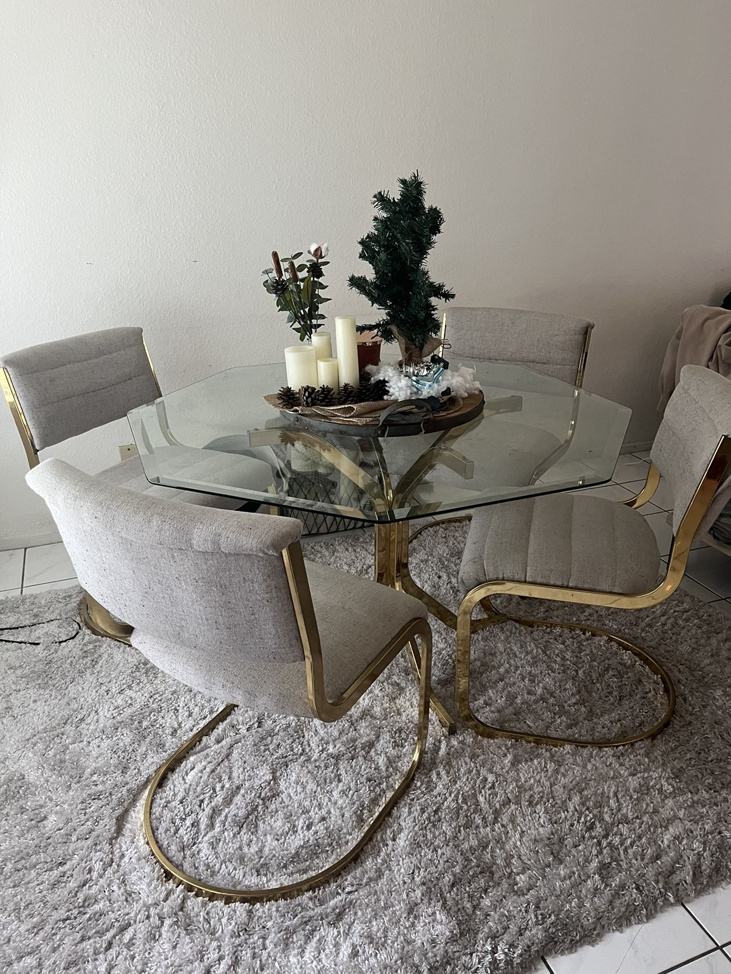 5x3x7 Faux Fur Grey Rug