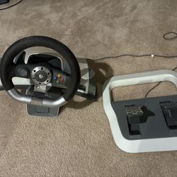 Xbox 360 Wireless Racing Wheel & Pedal Set – Realistic Racing Fun! 