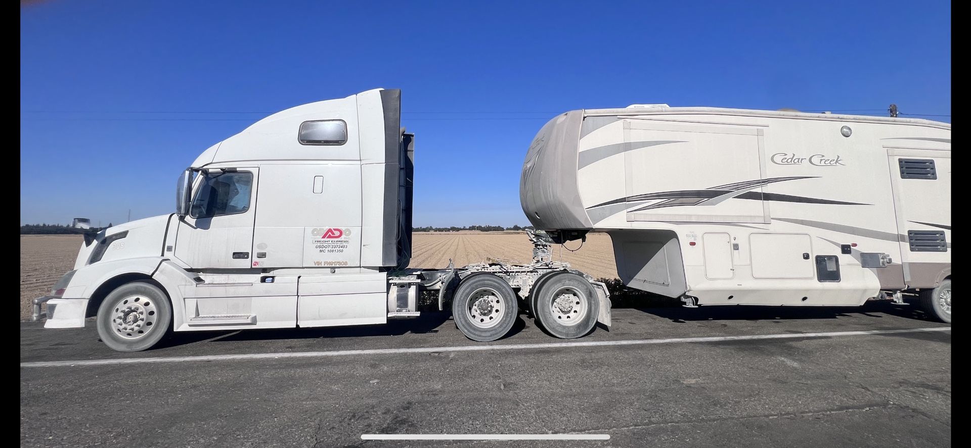 RV transportation