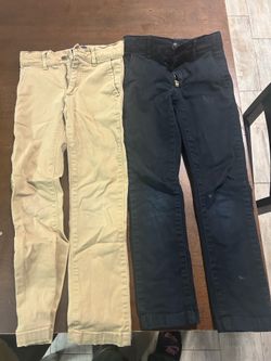 Black/khaki pants