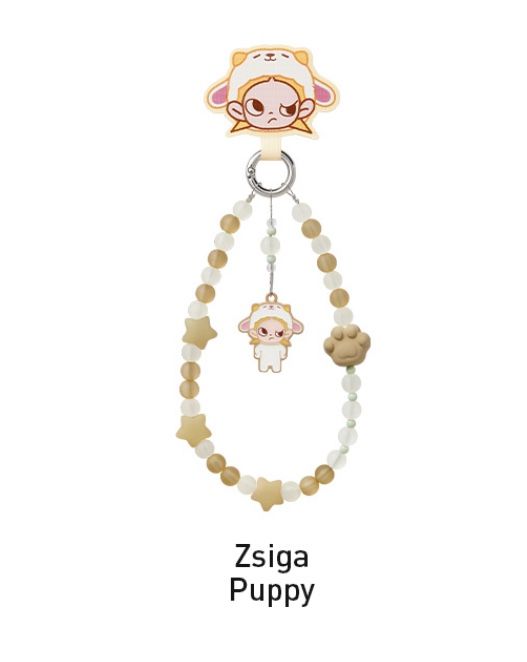 Zsiga Pop Bean Pajama Party Mobile Phone Charm from Popmart