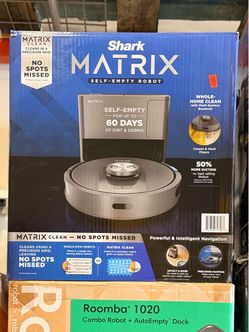 Shark Matrix Self-Empty Robot Vacuum with 60 Day Dock Brand New In Box