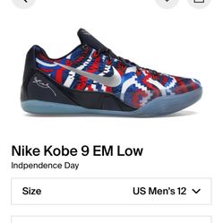 Nike Kobe 9 EM Low Independence Day