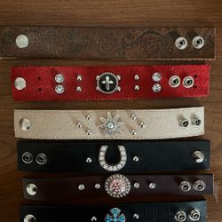 Women’s Handmade Leather Cuffs