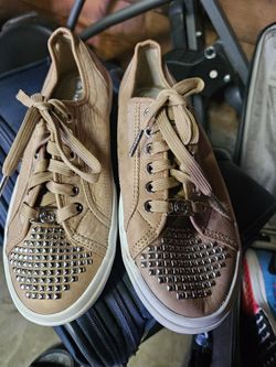 Sapatilla Estilo Tenis 7.5  Mediano Nuevos Nunca Se Usaron De Piel 