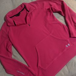 Under Armour Size Medium Womens Pink Soft Pullover Jacket New Without Tags