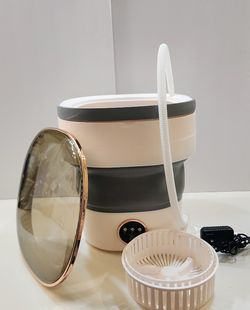 💫 Mini Portable Foldable 22L Gray Washing Machine
