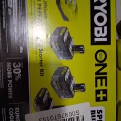 3 Battery And Charger Ryobi Set