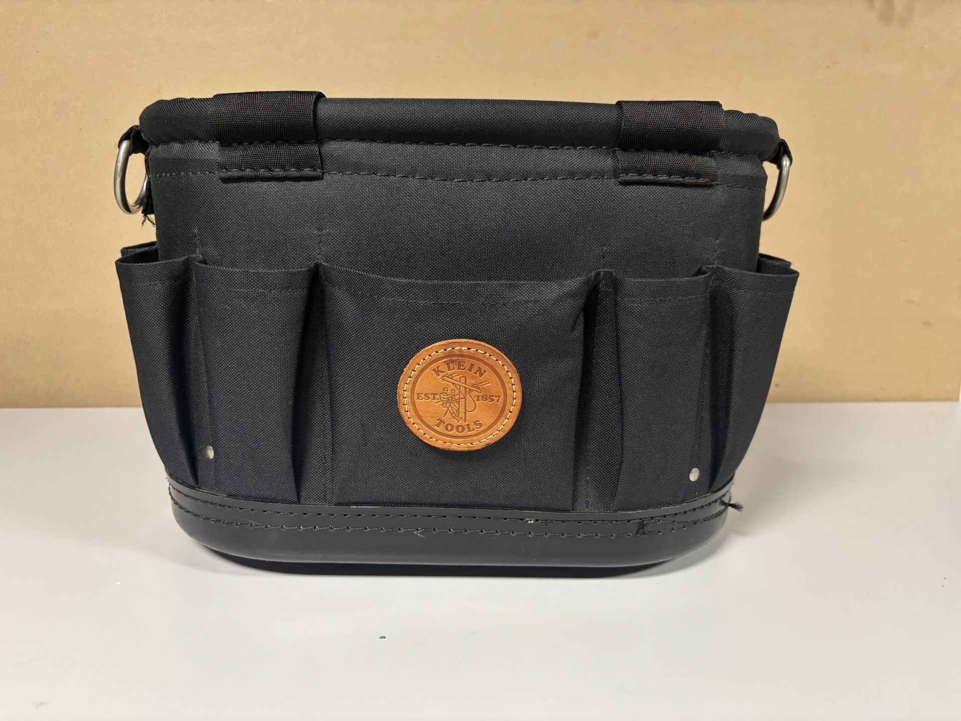 Klein 12 Pocket Tool Tote, No Shoulder Strap