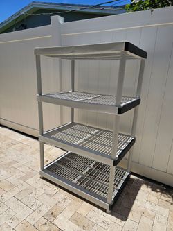 4 Tier Plastic Shelves
