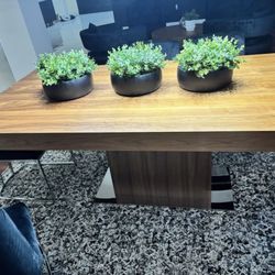 Dining Table Set With Velvet Chairs