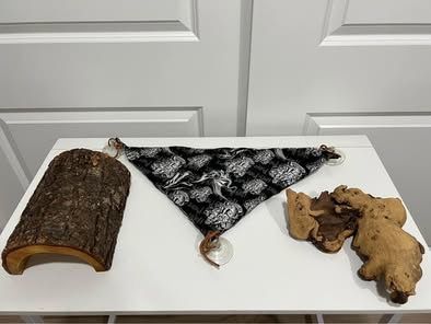 Reptile Enclosure Accessory Set – 3 Pieces