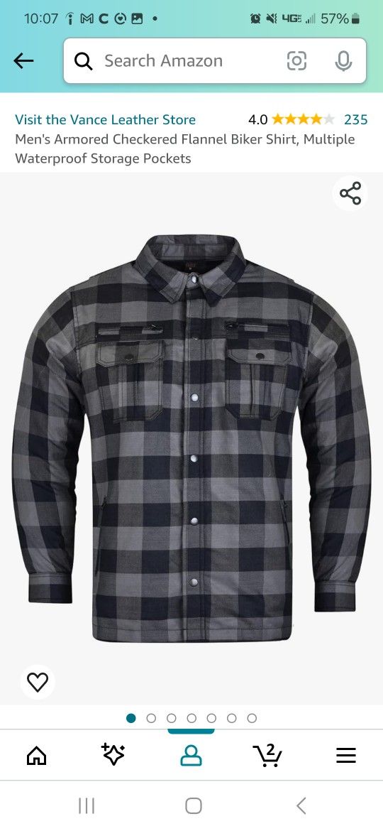 Kevlar Motorcycle Flanel 