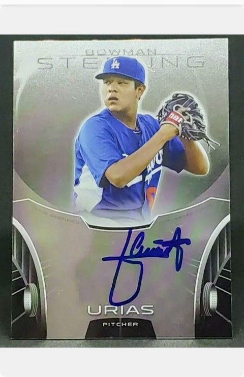 2013 Bowman Sterling Julio Urias 1st AUTO Autograph Dodgers (B)