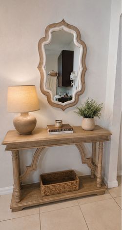 Table and Mirror