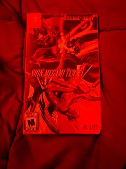 Shin megami tensei V switch steelbook +game