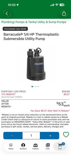 Barracuda Pump