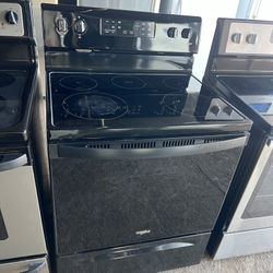 Whirlpool Black Electric Stove : todo Le Funciona Perfecto 